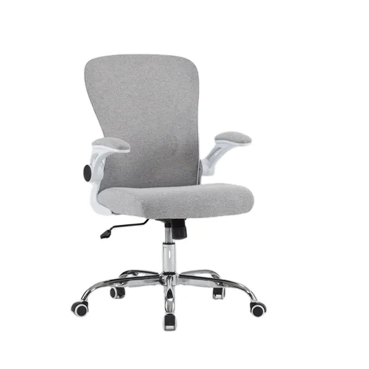 Modern Ergonomic Office Chair Executive Chair Adjustable Swivel Headrest  Mesh Chair Steel Metal Base PP PU Material