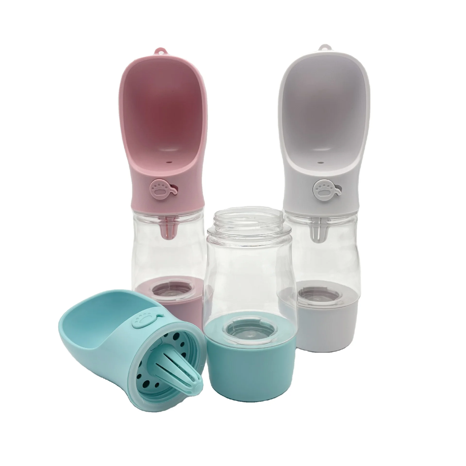 China Manufacturer Customized Portable Hold Food Food-Grade Leak-Proof Safe Non-Toxic Pet Water Bottle Dog Feeding Cup