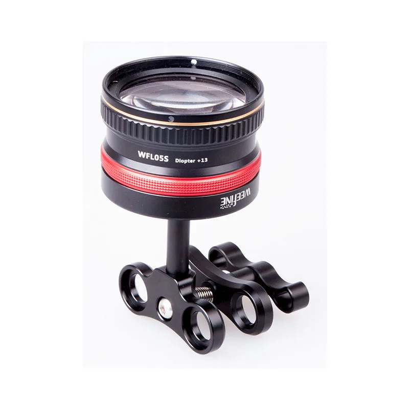 Weefine WFA49 Clamp Pro Butterfly Clamp  Diving Light Ball clip for Camera Ball Head Mounting