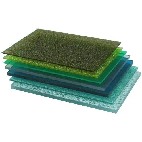 1.2mm Polycarbonate Embossed Sheet UV Protection Plastic PC