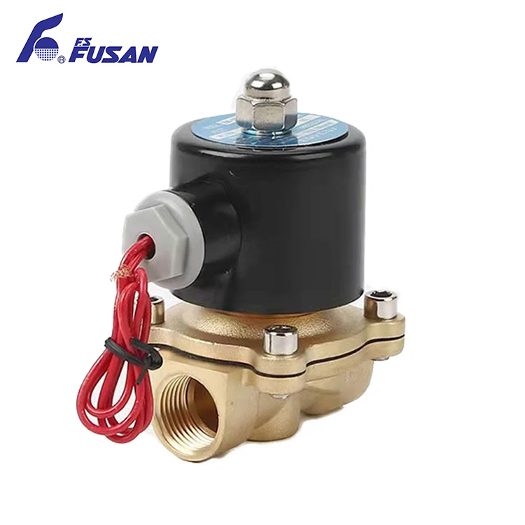 Fusan горячая Распродажа DC 12V 1/2 - 1 дюймовые 0 1-1 МПа латунные электромагнитные клапаны с подачей пара