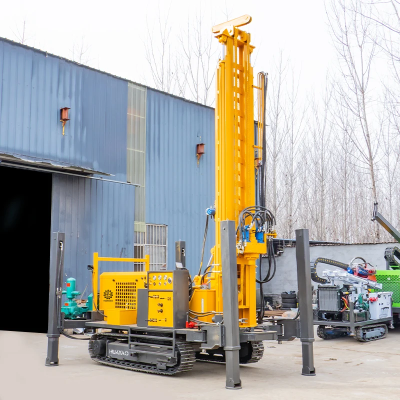 400m 500m deep crawler mounted water well drill rig Water well Crawler portable drilling rig machine