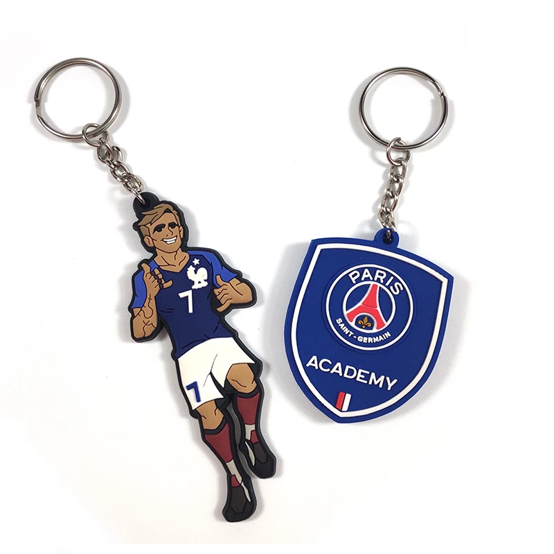 Cartoon Keychain PVC Rubber Key chain Custom Wholesale Promotional Gift Cute Soft PVC Key Chain 3D Pvc Soft Rubber Keychain