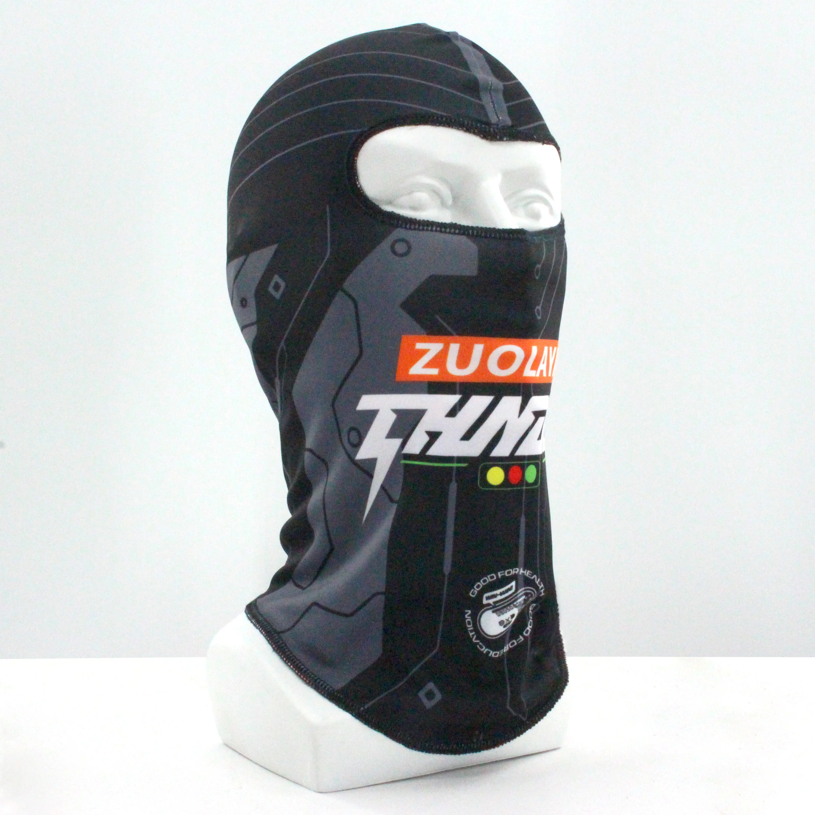 Colorful Fashion Design Racing Balaclavas Printed Head Hoodie Knitted Balaclava For Men Women