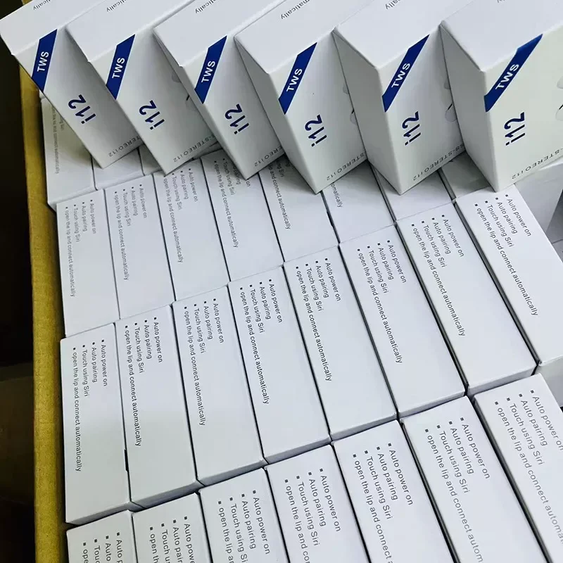 High Quality Tws i12 Pro 6Pro 5  Pro 4 Earphone Wireless Charging Waterproof Headphone Touch Control Pro5 Earbuds