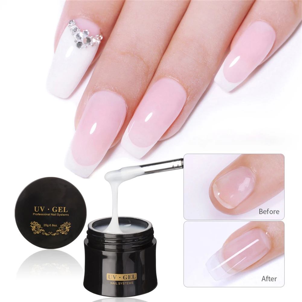CX Private Label design  42 Colors Nail Extension Builder Liquid gel  Building Uv Gel polish for nail extension