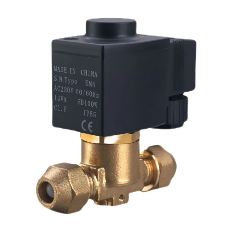 6.35mm SV Type Solenoid Valve AC220v IP67 Coil Air Conditioning Cold Storage Unit Refrigerant Solenoid Valve