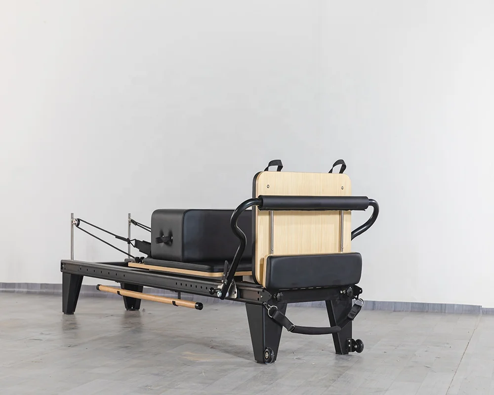 Customized logo high foot pilates bed pilates reformer aluminum with big box and jump board