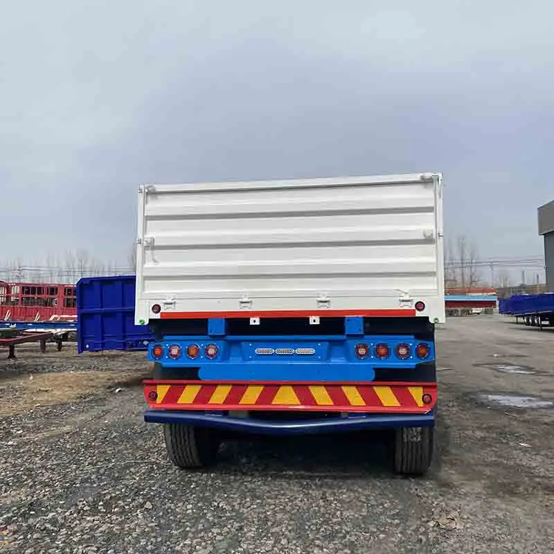 Vehicle Master Bulk cargo sidewall trailer side board flatbed trailer 3 axle semi trailer with side wall