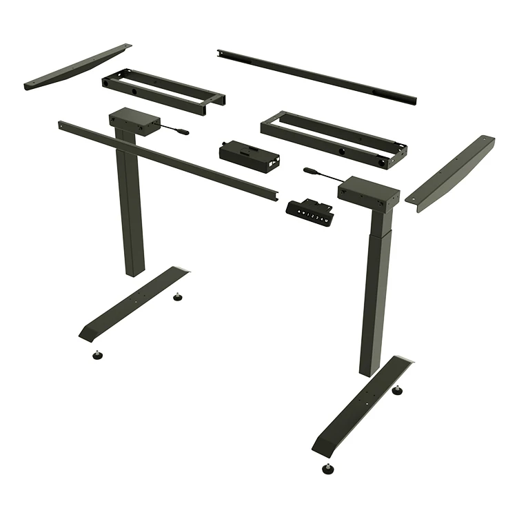 Adjustable Height Standing Desk Legs Electric Column for Office Desk Office Furniture Modern Morden Office Furniture Metal 1000N
