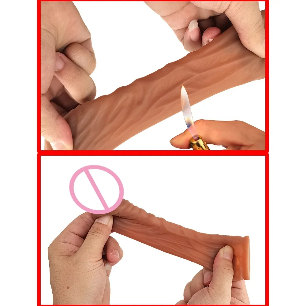 7.08 Inch Realistic Penis Sleeve Extender Reusable Dildos Condom Delay Ejaculation Dick Enlargement Sex Toys for Men