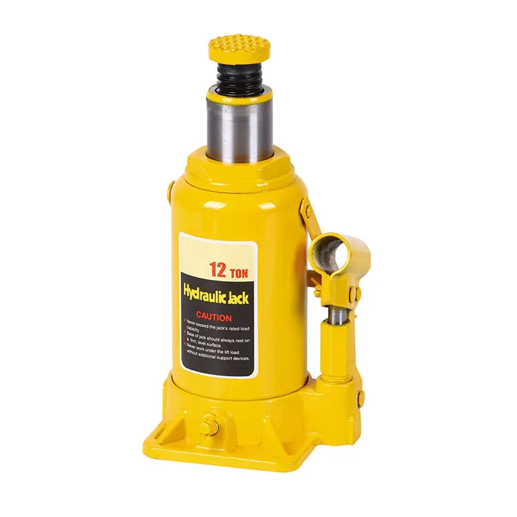 Cheap And Economic 12 Ton Two Stage Screw  Telescopic  Hydraulic Bottle Jack Tucks Use Heavy  Duty