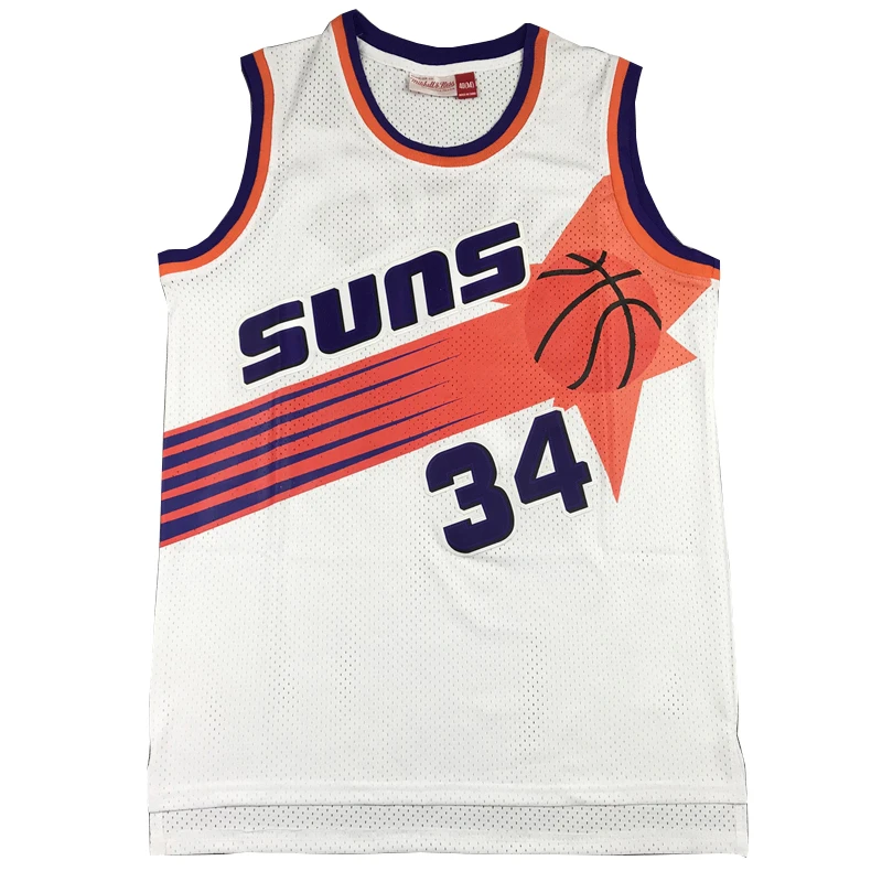 
Basketball Jersey Classical Style Embroidered Barkley Basketball Uniforms And Shorts Quick Dry Mesh Jerseys 