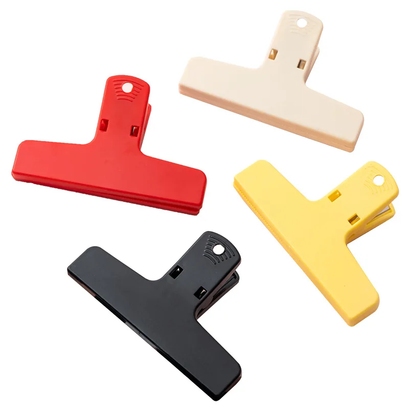 colourful large binder clip plastic bulldog clip hinge paper clips file clamps office school supplies