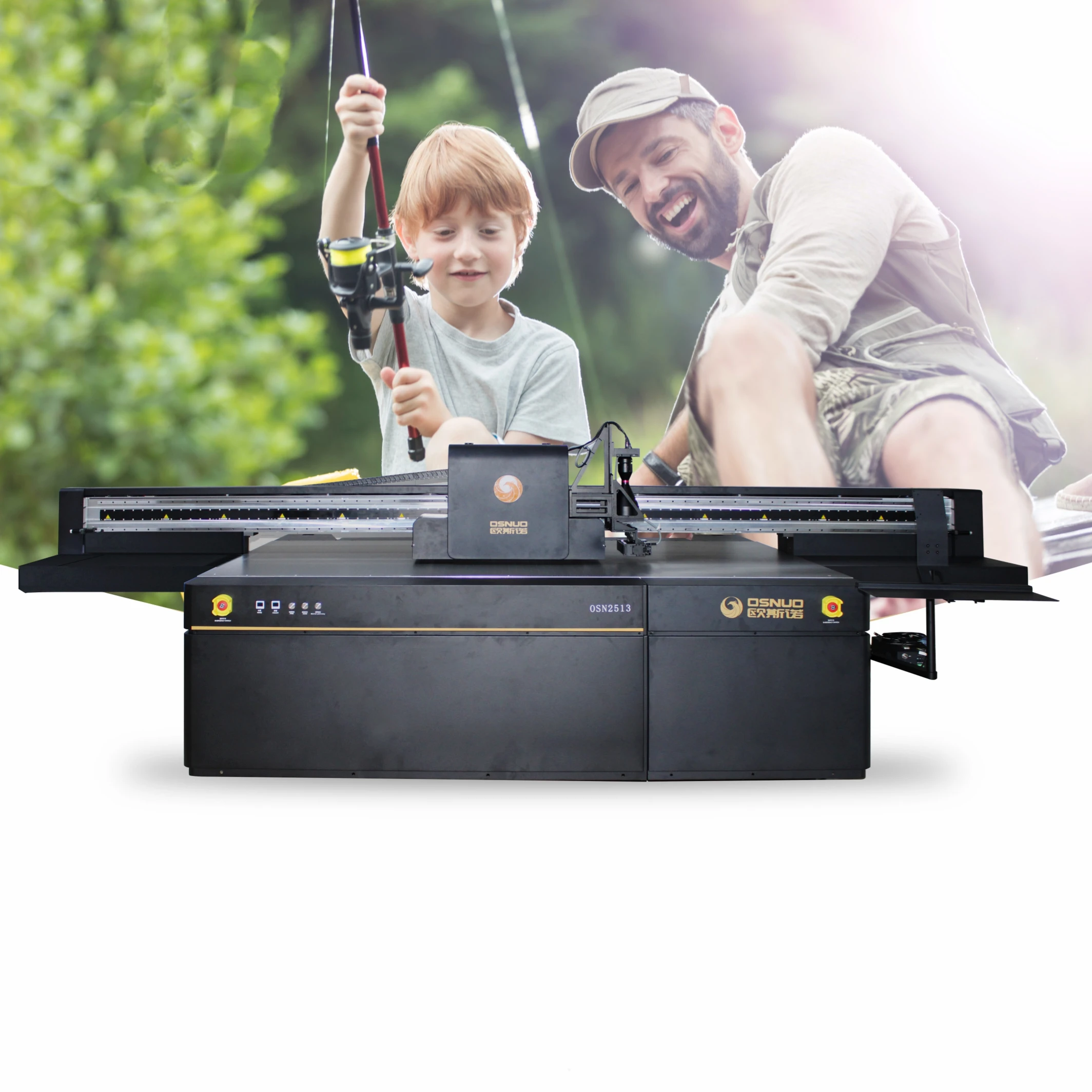 High Precision Large Format 2513 CCD Camera Visual Position Scan Printing Toys Machine for Mass Production Flatbed UV Printer