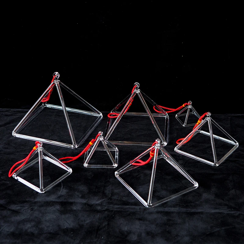 Кварцевые пирамиды для пения 3-12 дюймов, чакра для медитации, треугольные пирамиды с прозрачными кристаллами