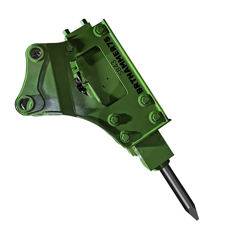 SB43 BRT75 5-9ton excavator hyundai hydraulic rock breaker excavator breaker for mini excavator
