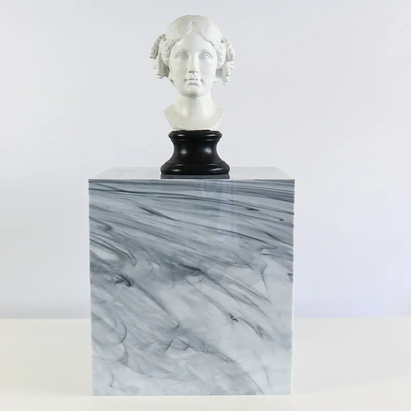 Buffet Acrylic Riser Cube Display Nesting Risers Lucite Square Food Pedestal Box Display 5 Sides Box