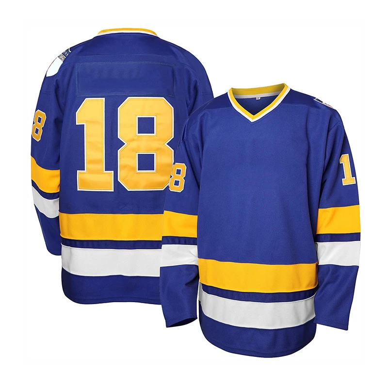 Factory wholesale custom embroidery logo applique ice hockey jersey 100% polyester sublimation design team club hockey jerseys