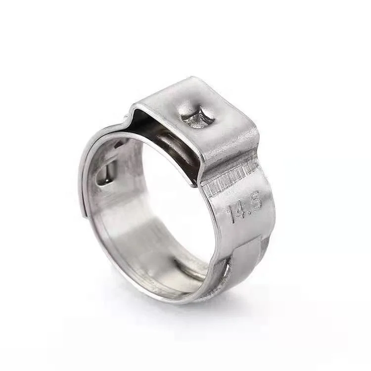 
Single ear stainless steel hose cilp compression hose clamp 