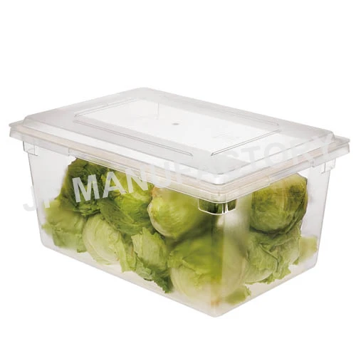 Professional 19L PC containers for food plastic Rectangular storage container markings with high quality