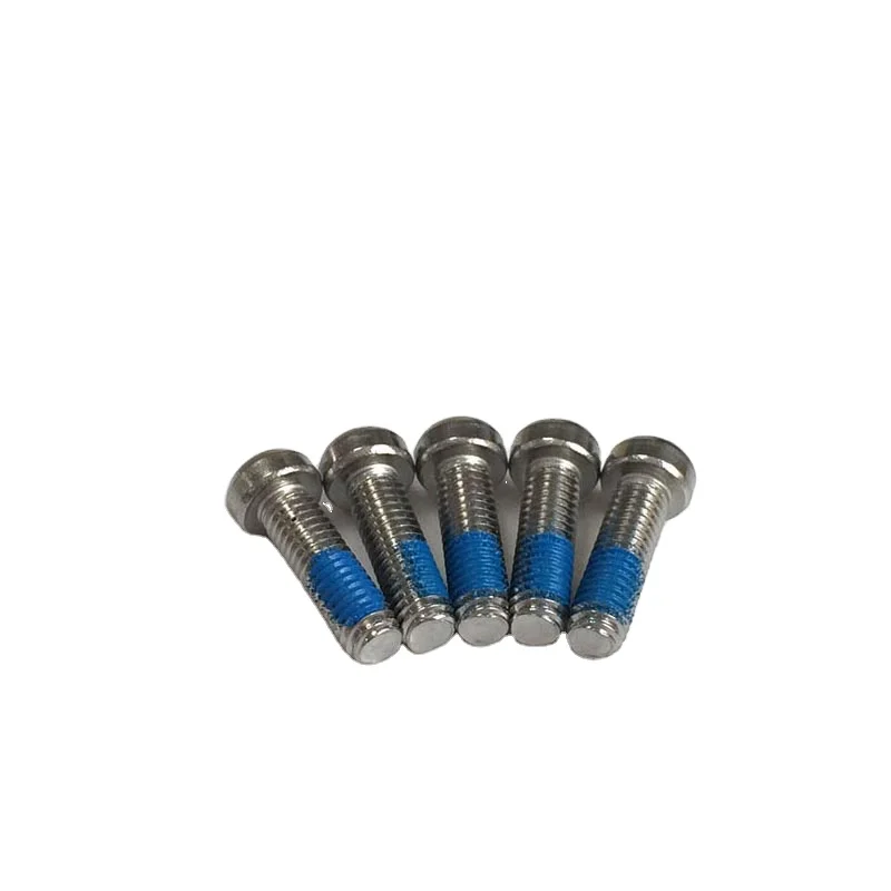 JSCREW M6*20 torx head glue blue patch thread locking anti theft machine screw