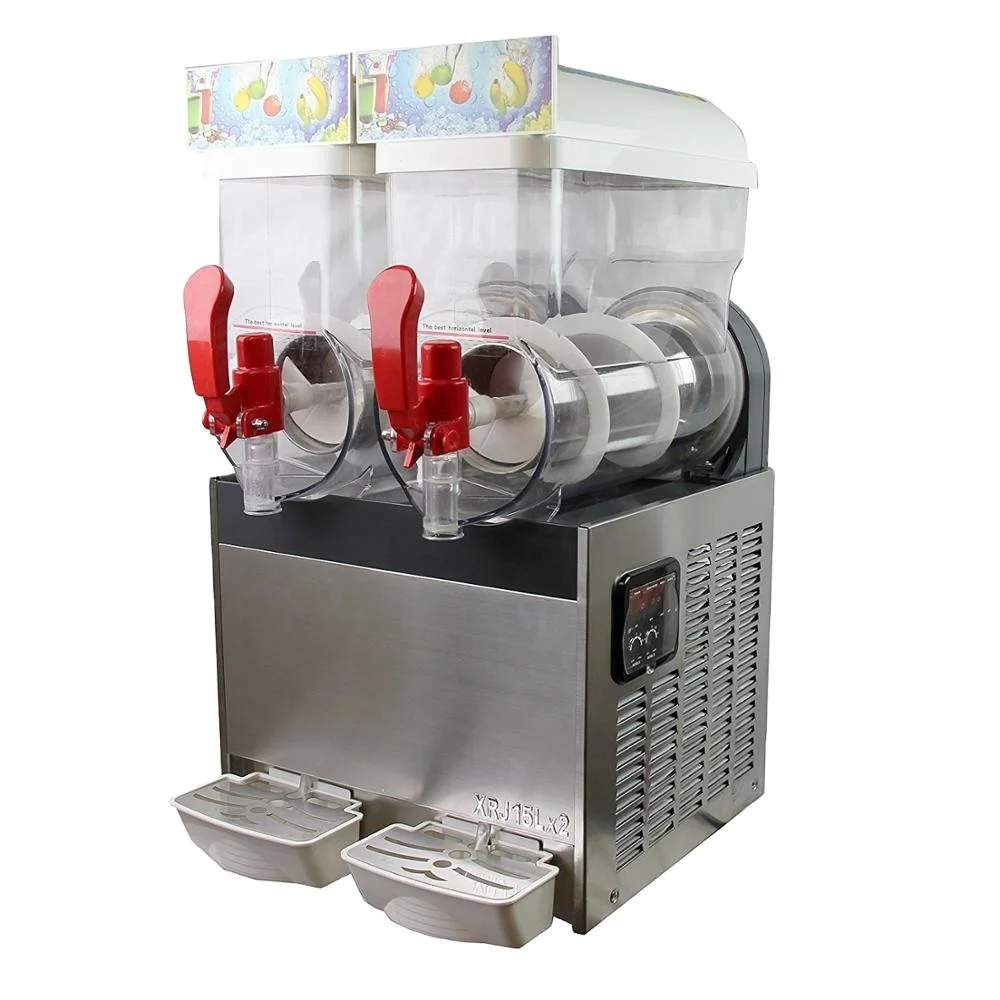 Ice Slush Slushy Making Triple Slush Maker Commercial Smoothie Machine