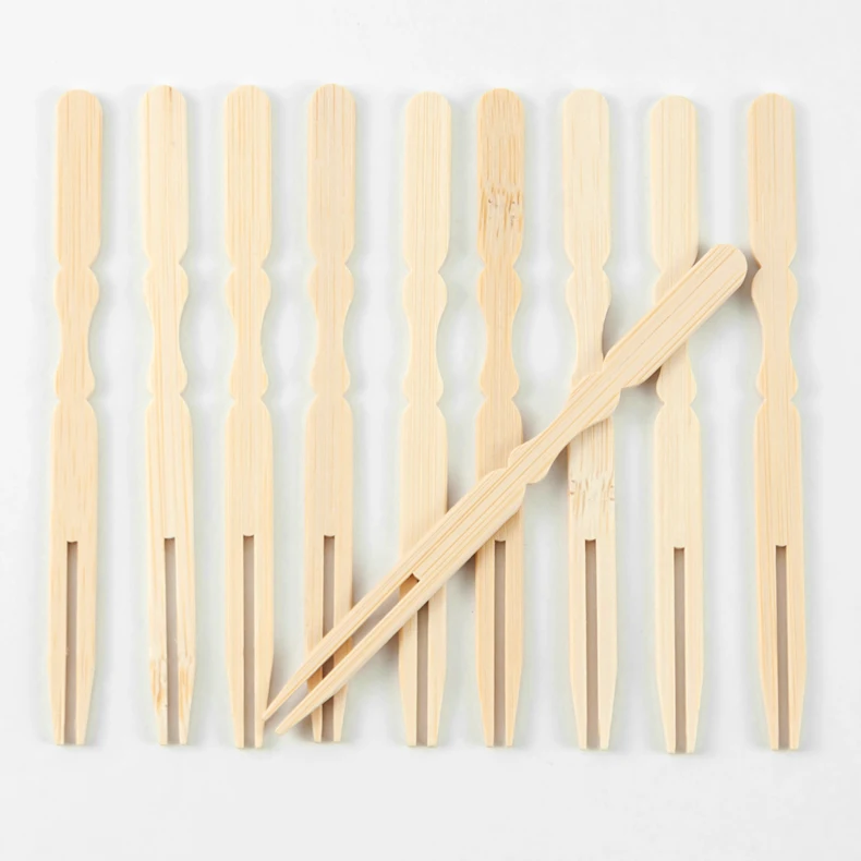 Promotion Hot Sale At Affordable Price Mini Wooden Forks Disposable Fruit Fork