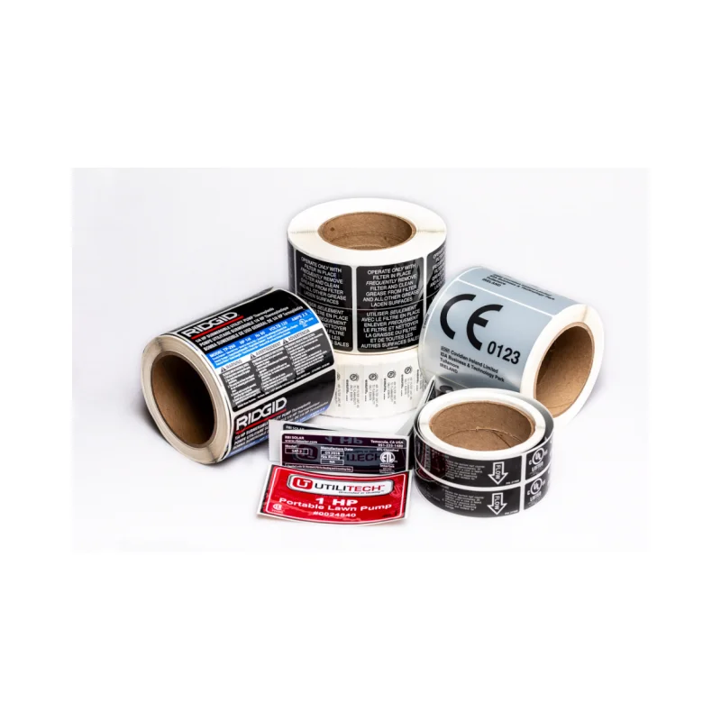 Creative And Personalized Waterproof Warning Electronic Custom Logo Stickers Packaging Labels