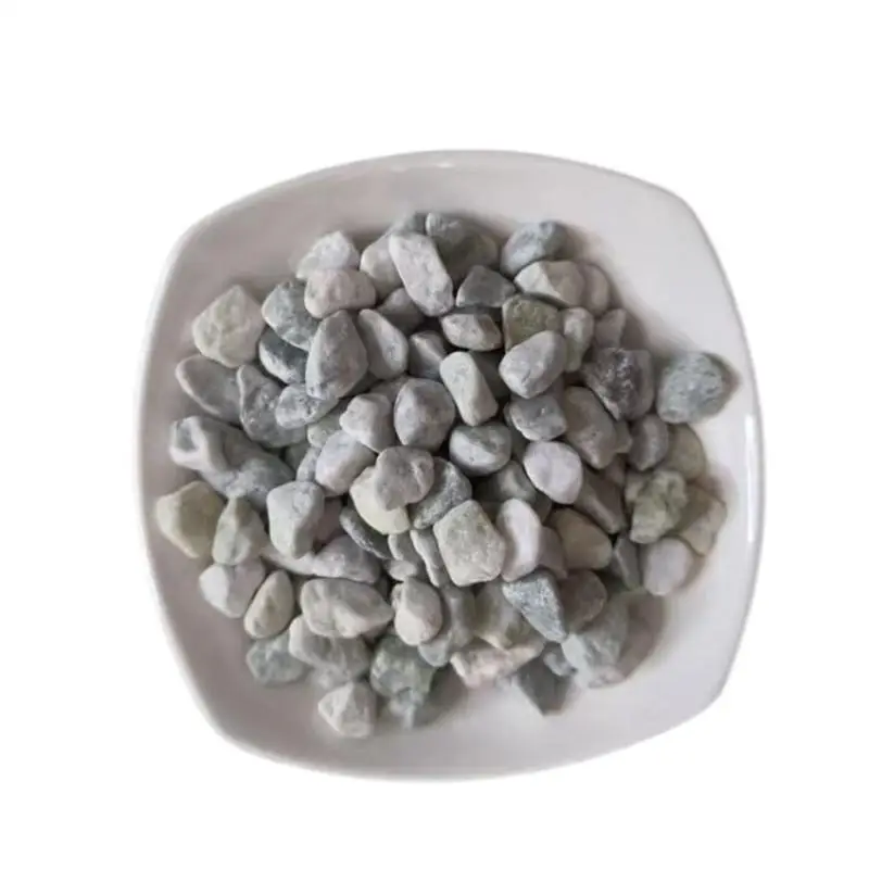 hot sale polished black pebble stone for landscaping natural wash pebble rock river stone for aquarium or garden