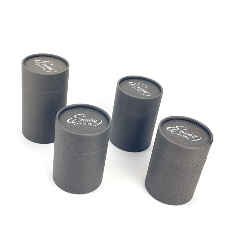 Labeling Candle Lip Balm Food Paper Tube Packing Perfume Lipstick Round Kraft Cardboard Paper Tube Tea Packaging Container