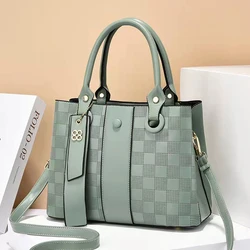 CB642 Wholesale plaid designer handbag luxury shoulder hand bags for girls women