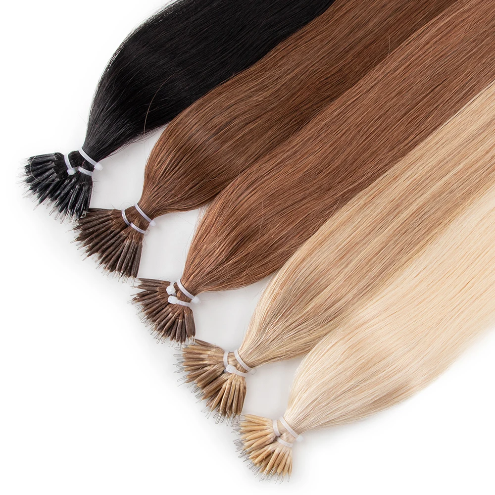 Mrshair Ready to Ship 50% off 20inches 100g nano tip remy european hair no minimum order metal tip nano link hair extension