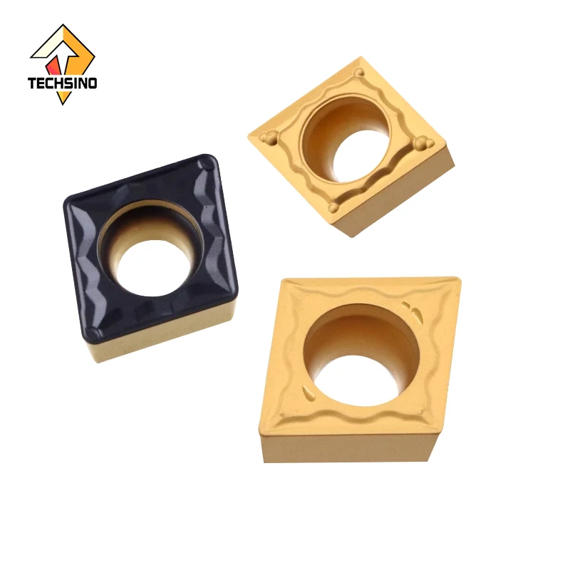 Chinese Zhuzhou Rhombic CNC Inserts CCMT09T304-HM YBC151 for Stainless Steel Internal Turning and Boring Applications