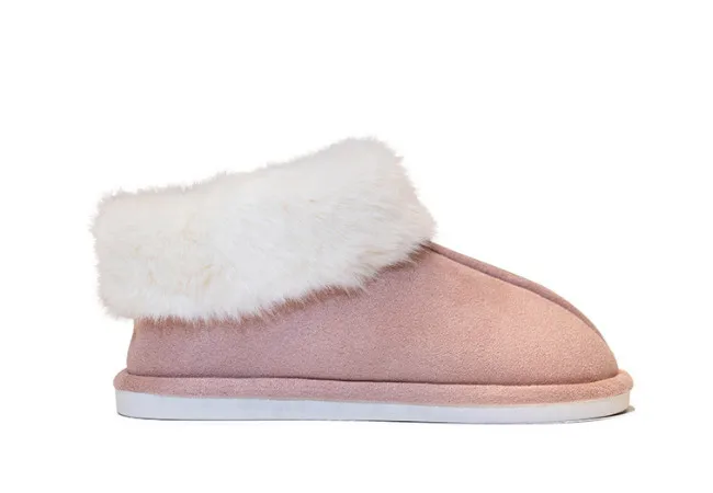 Wholesale Fluffy Cozy fuzzy soft plush Indoor Outdoor Warm Fuzzy Comfy House Shoes Fluffy Wide Loafer Slippers