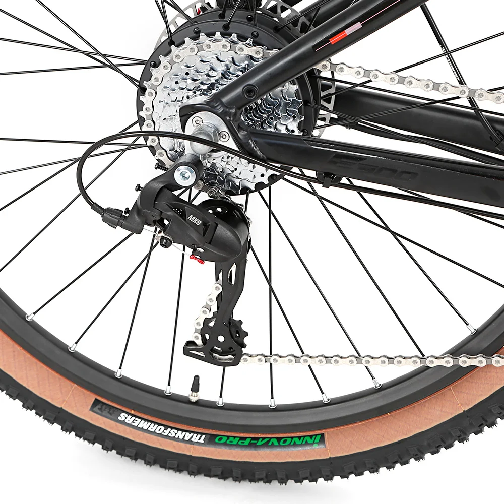 Factory Wholesale Adults 350W 500W Electric Mountain Bike with Hidden Lithium Battery 9 Speed E Bikes