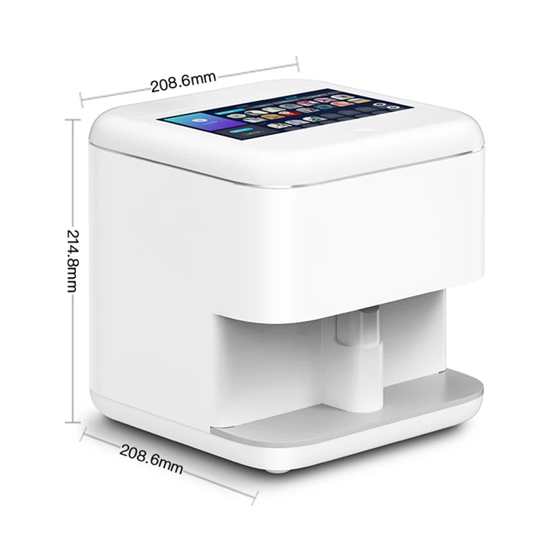 Мобильный аппарат для маникюра с сенсорным экраном цифровой Интеллектуальный принтер дизайна ногтей использования в салоне оборудование и