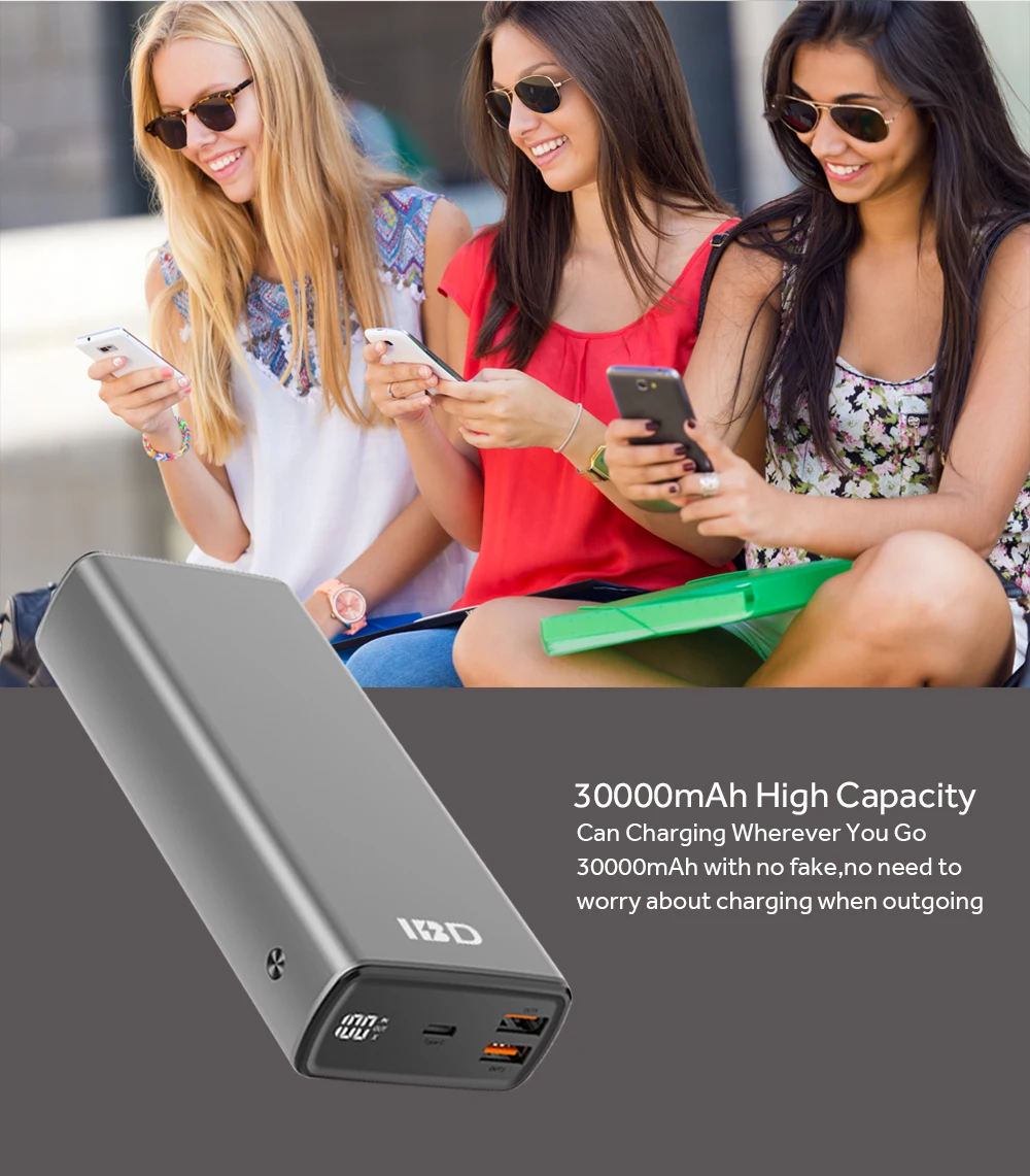 Power Bank 50000 mah Four Port Output Digital 10000Mah Portable Power Bank Module Board Battery Charger Pcb