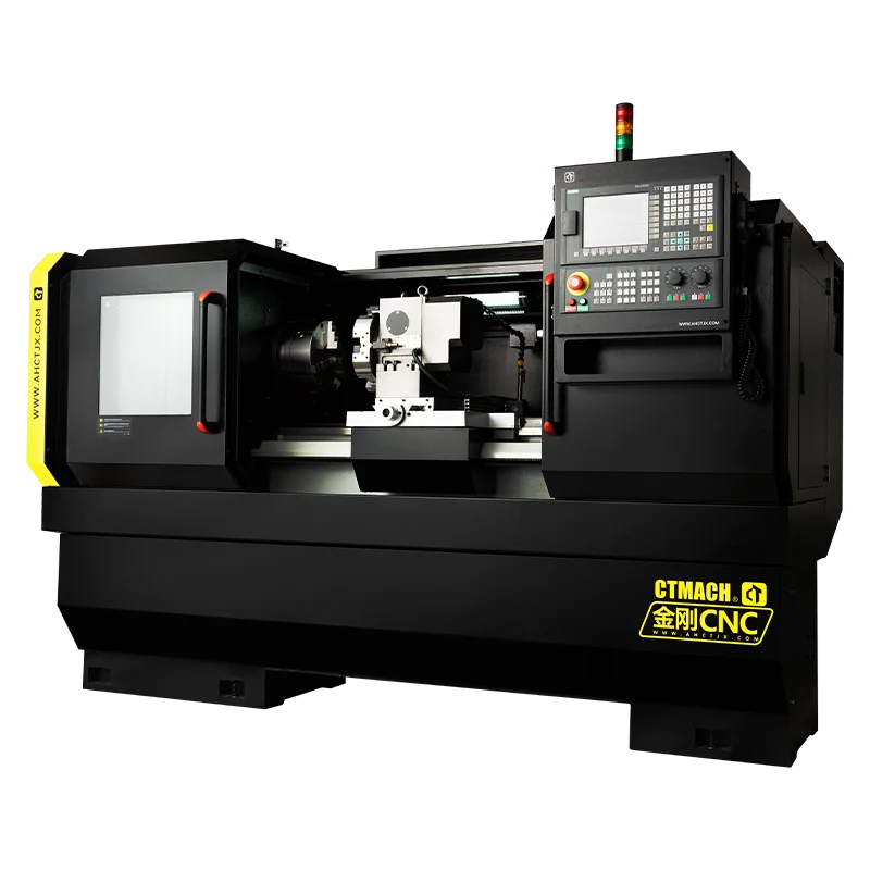 CNC Metal Turning Lathe Machine CK6140  CTCNC40C  Low Cost CNC Lathe