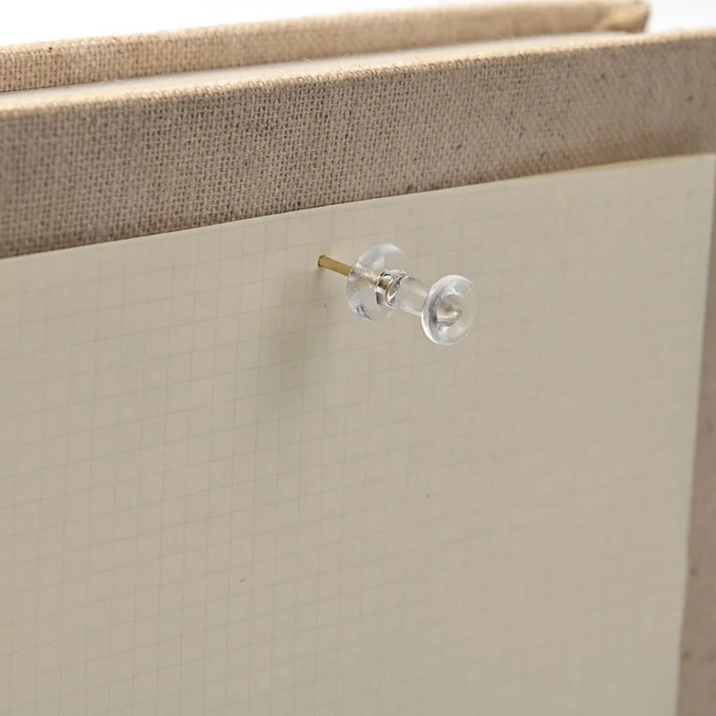 Push Pins, 100 pcs Coloured Thumb Tacks Clear Map Pins Drawing Pins with Storage Box for Home Office Craft Projects