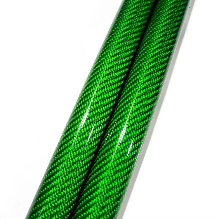 3k  Carbon Fiber Pipes 20mm 25mm 30mm Colored Customized Fiber Carbon Tube 100% Carbon Fiber Tube 8mm