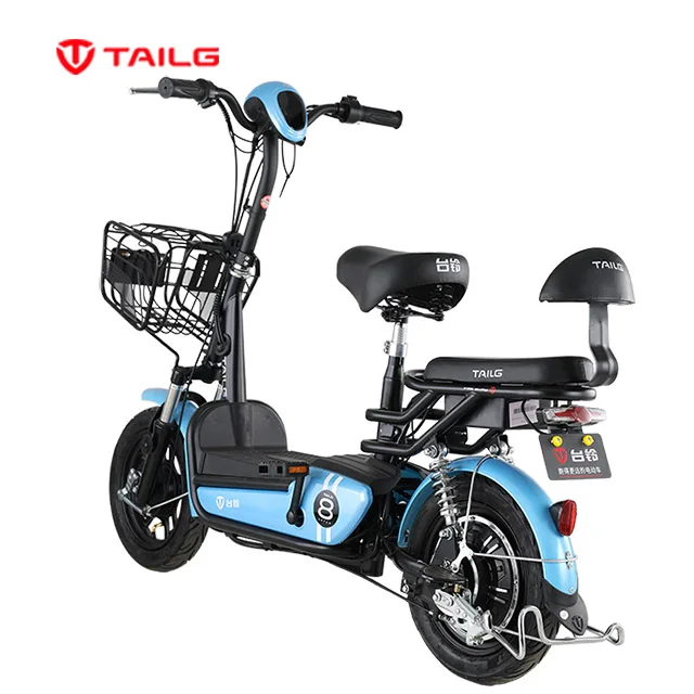 No Foldable 350W 48v Voltage electric scooter bike with two seats
