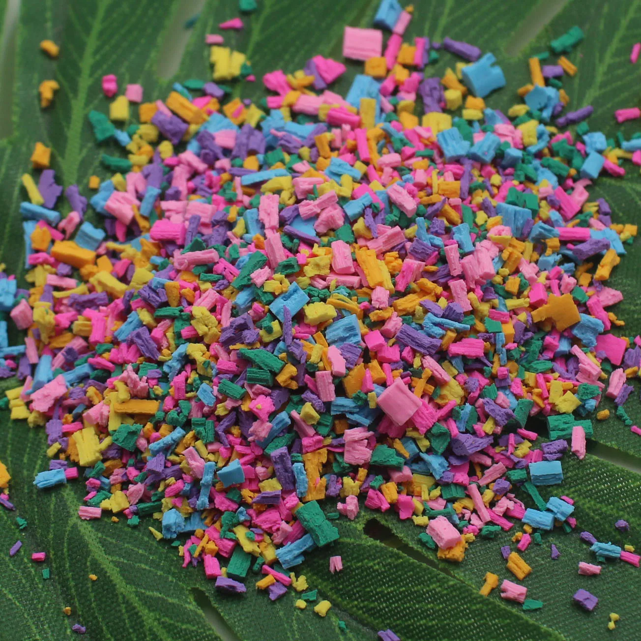 500g Colorful Artificial Bread Crumbs Polymer Clay Slices Sprinkles Confetti  for DIY Stuff Crafts Decoration