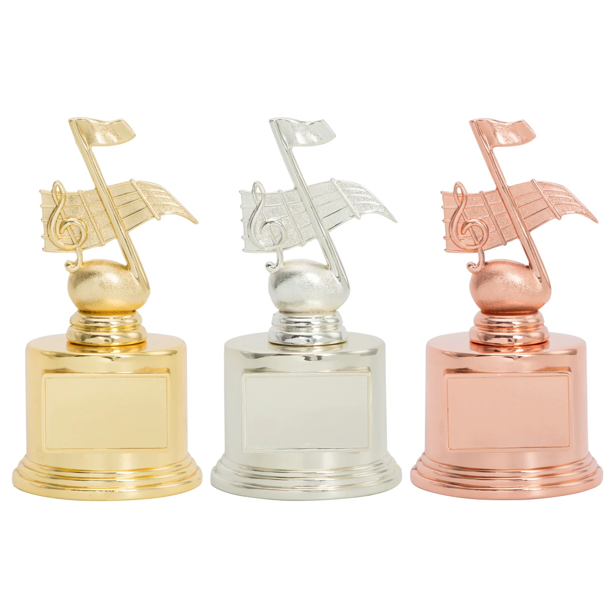 Оптовая продажа высококачественный сувенирный подарок металлическая музыкальная нота трофей JS41