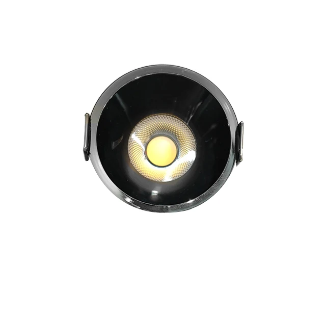 Mini Spotlight 45 Degree Adjustable LED Downlight Anti-Glare COB Ceiling Spotlight Recessed Wall Washer Lights