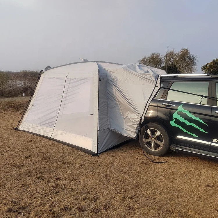 Outdoor car SUV large mesh screen house family mesh car gazebo tent