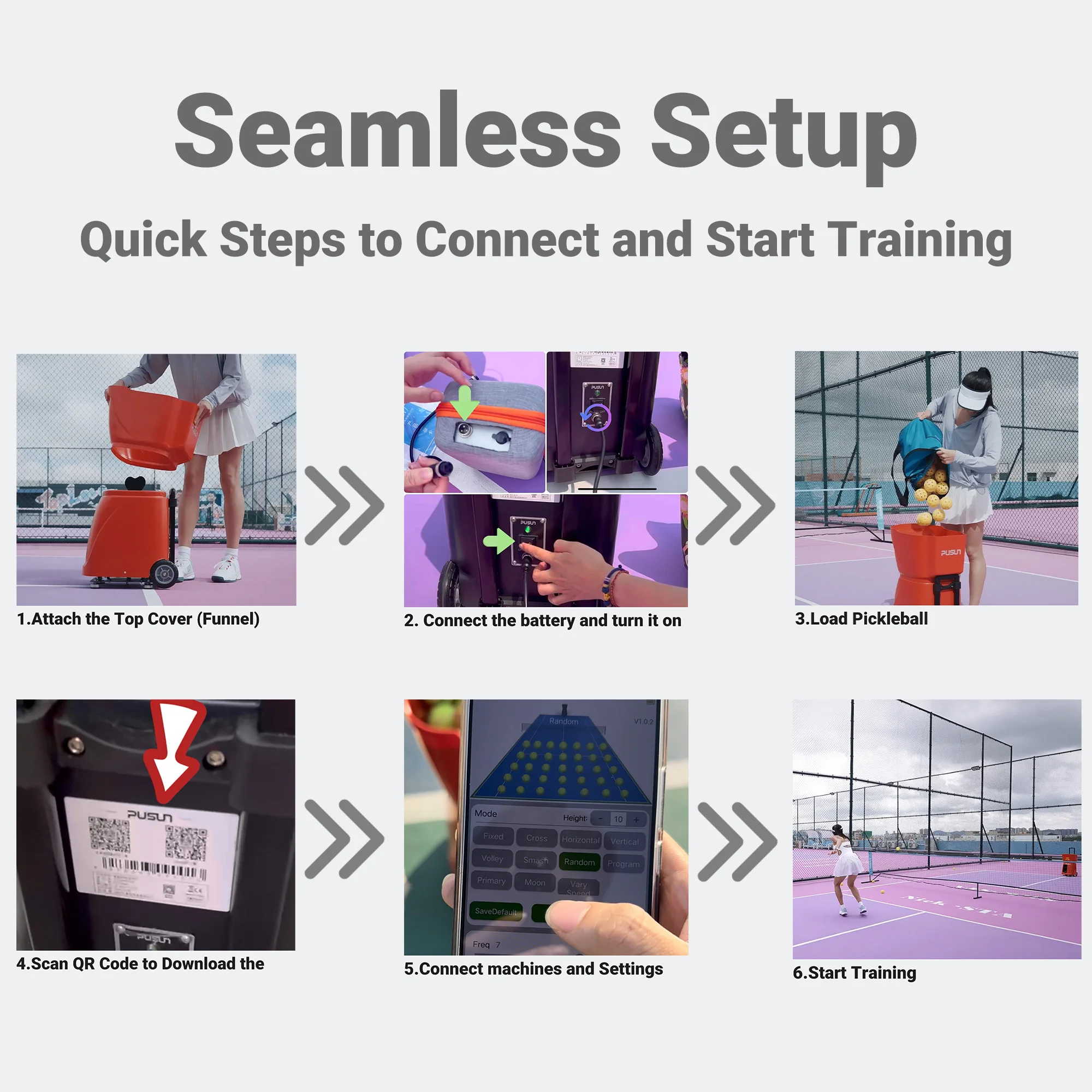 China Manufacturer Smart Pickle Ball Feeding Machine Pickleball Throwing Machine for Training Inside Competition