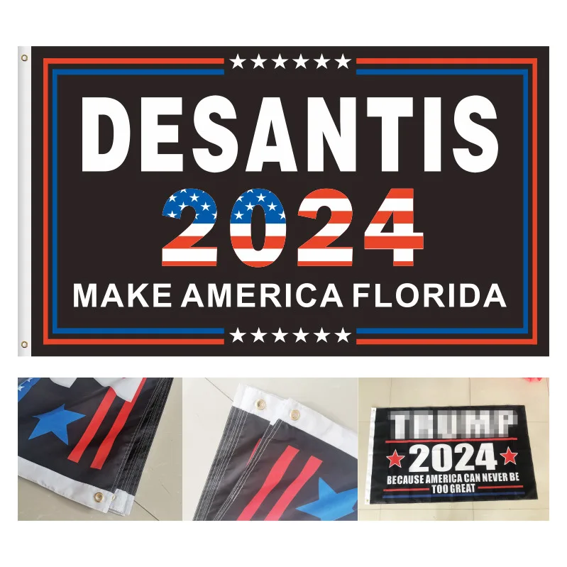 Custom Desantis 2024 Make America Florida Flag - Ron DeSantis Flag 3x5 Feet