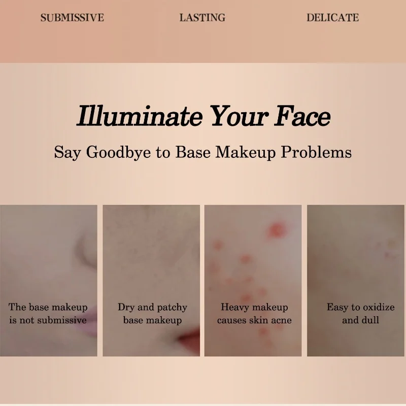 Private Label High Quality Cosmetics Matte Cream Foundation Private Label Foundation Makeup Liquid Foundation