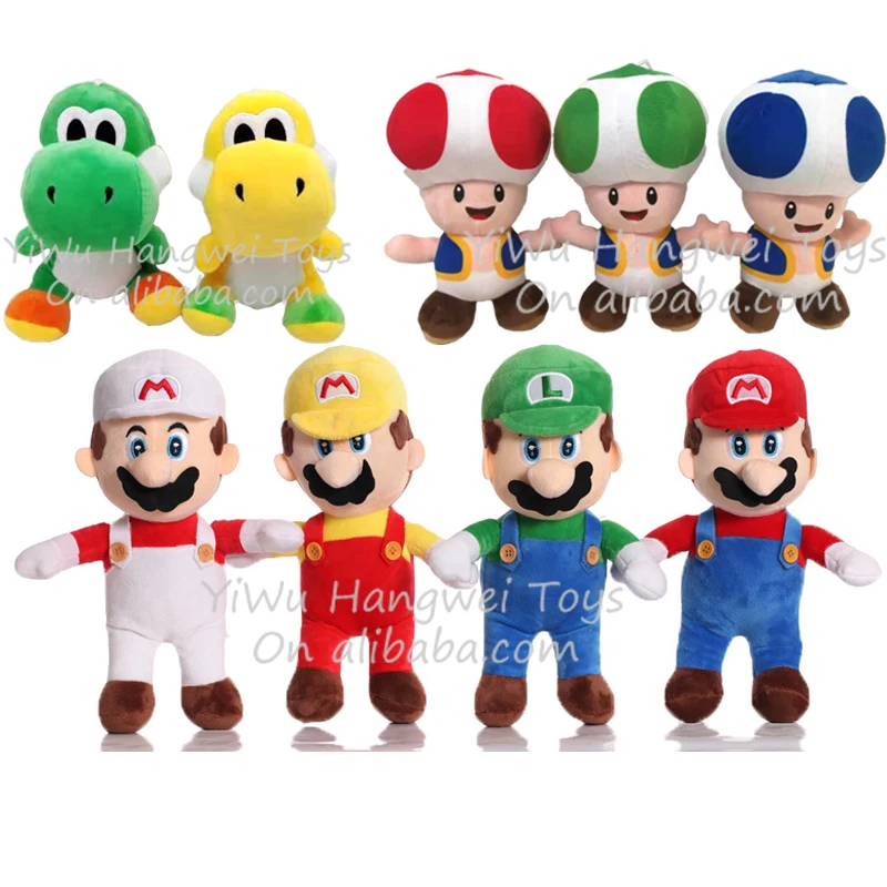 Factory Ssuper Marios Plush Doll Toy Ssuper Marios Bros Game Plushie Stuffed Anime Plush Toys Yoshi Luigi Toads Mario Toy